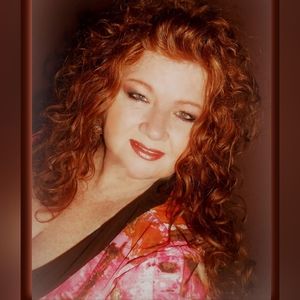 Orange, Coral & Brown Trim Embellished Top